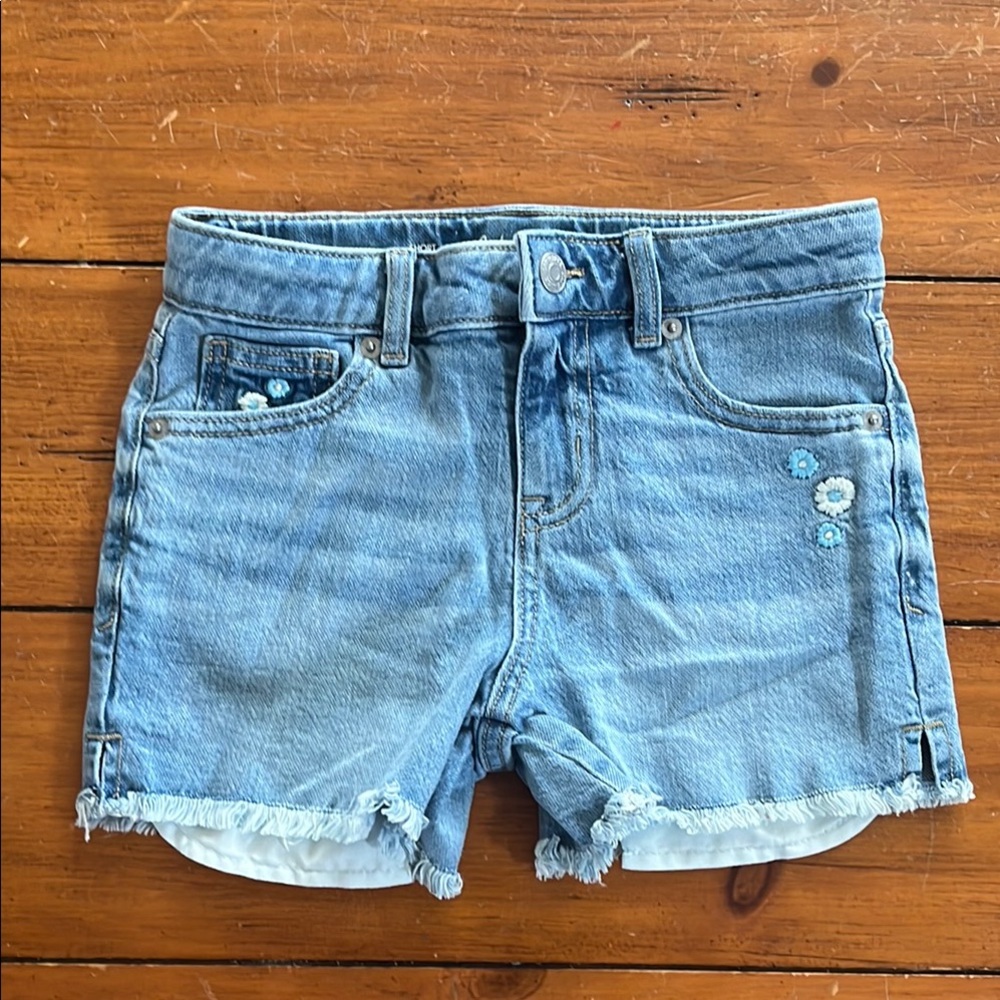Blue Denim Kids Shorts